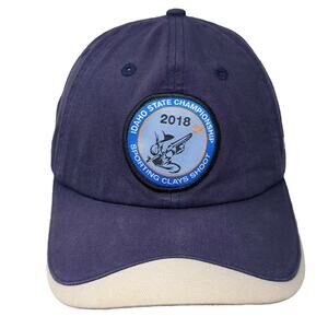 Vie Baseball Cap Blue Beige OS 2018 Idaho State Championship Shooting Hat